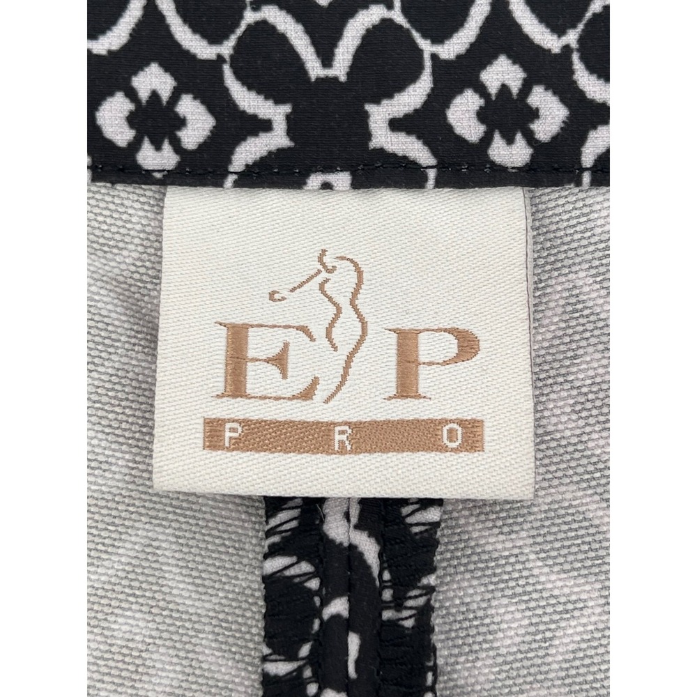EP Pro Golf Shorts Black White Geometric Print Women's Size 16 - Picture 9 of 13